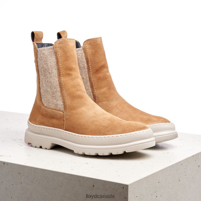 rough leather slip-on ANKLE BOOTS LLOYD Women brown R084ZF925 Shoes rough leather slip-on ANKLE BOOTS LLOYD Women brown R084ZF925 Shoes